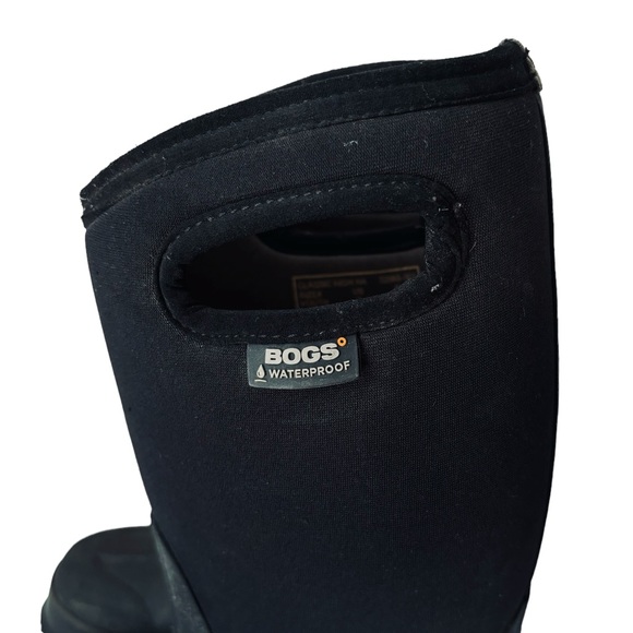Bogs Black Kids Rain & Snow Boots - Picture 5 of 11